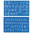thumbnail image 1 of Helix - Old English Lettering Stencil Template - Upper and Lower Case, Numbers, and Symbols - 30mm, 1 of 1
