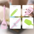 thumbnail image 3 of Juego de mini utensilios de cocina de 2 piezas: utensilios de cocina de silicona para cocinar antiadherentes, 3 of 5
