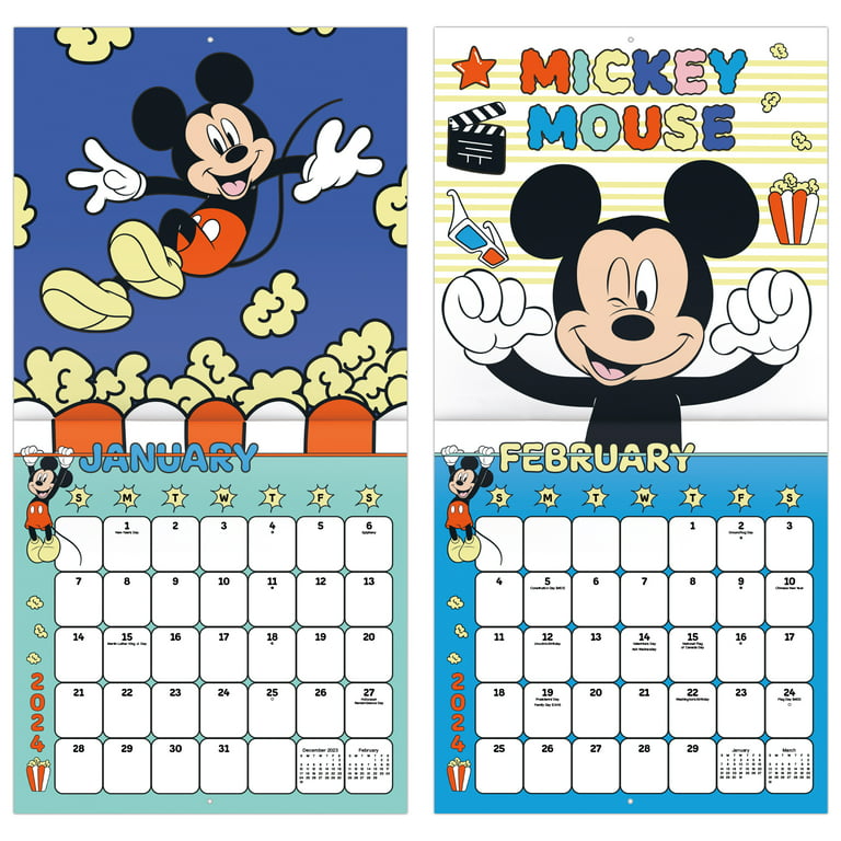 Trends International 2024 Disney Frozen Wall Calendar & Magnetic