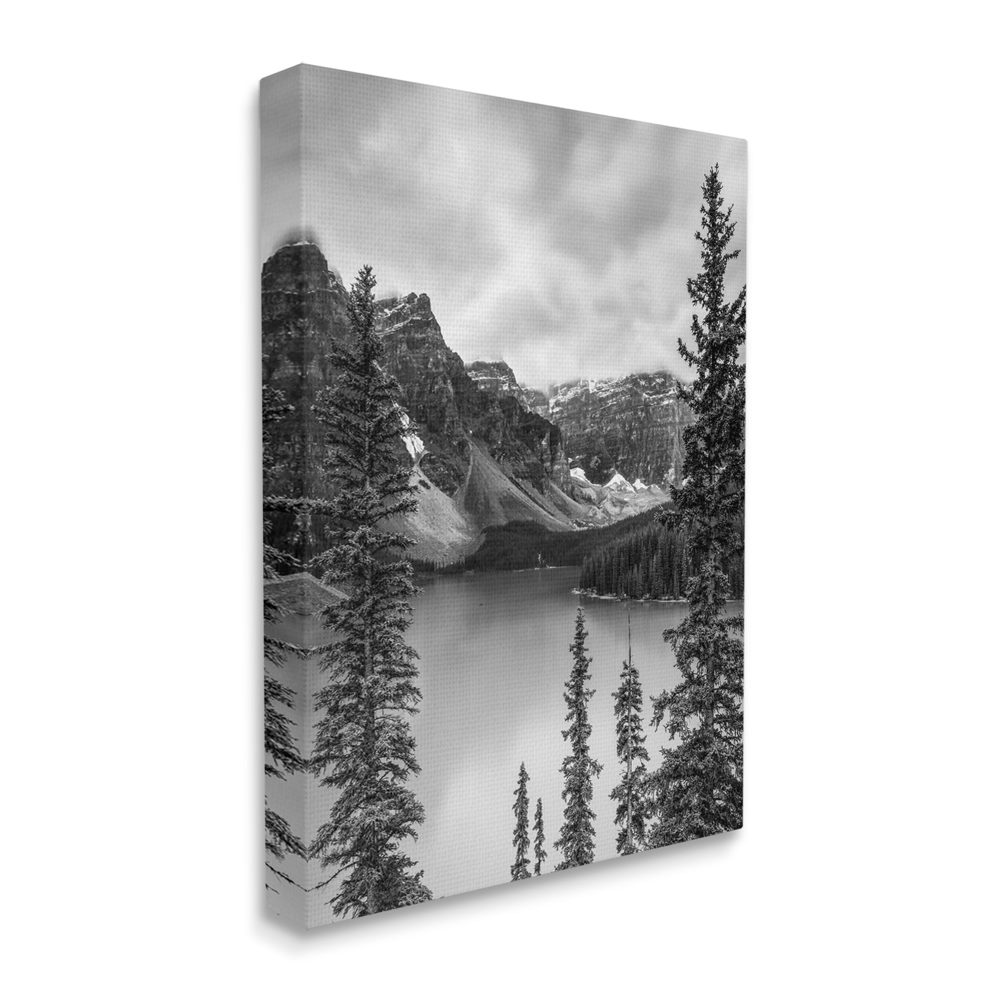 Stupell Industries Woodland Pond Scenery Landscape Photography Gallery Wrapped Canvas Art Print Wall Art, 16 x 20
