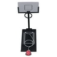 thumbnail image 1 of Juguete De Escritorio Para Juegos De Baloncesto, Base Ponderada, Juego De Baloncesto De Escritorio, aleación De Aluminio, Plegable, Negro Para El Hogar, 1 of 7