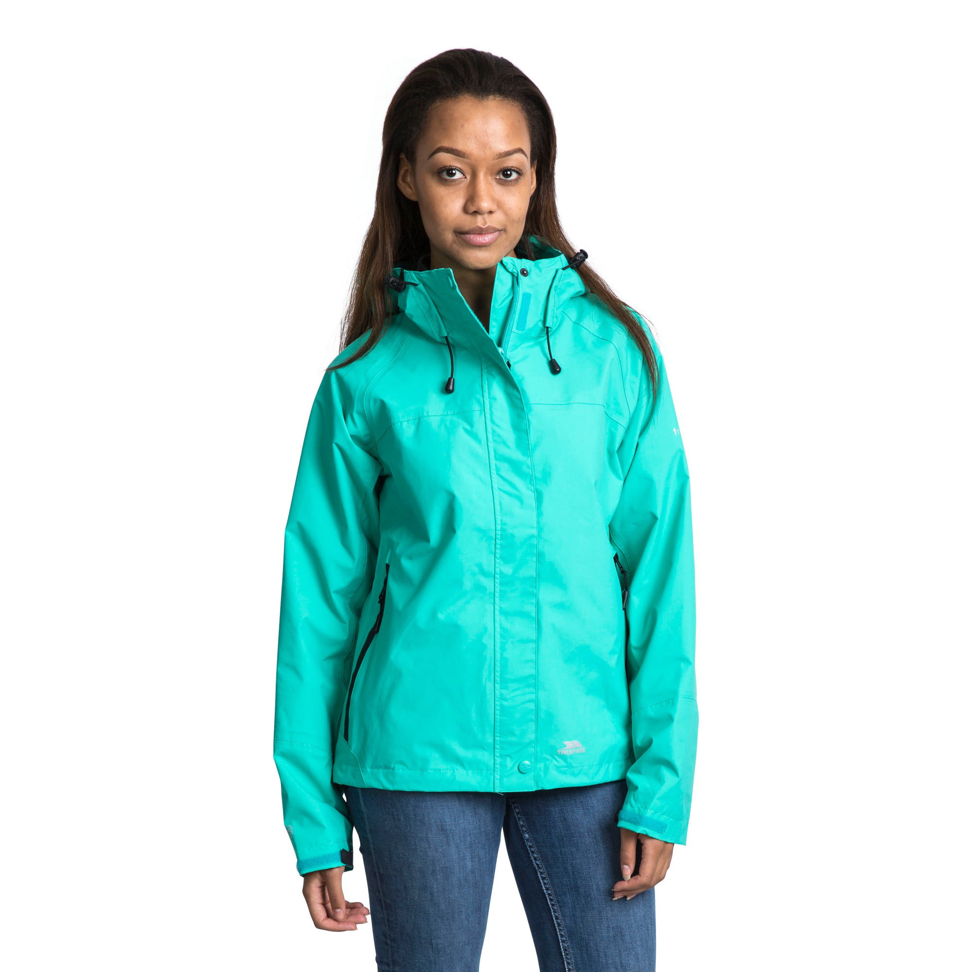 Trespass Miyake Ladies Waterproof Walking Rain Jacket Windproof Breathable 