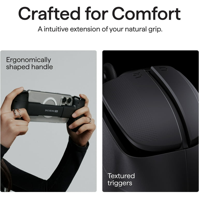 スマホアクセサリー Backbone Pro USB-C Backbone Pro Mobile Controller, USB-C, Wireless, Black, Universal