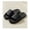 Black, variant on Solid Color EVA Couple Slippers, Soft One Strap Indoor Slides, Non Slip Breathable Comfort House Shoes for Men Women