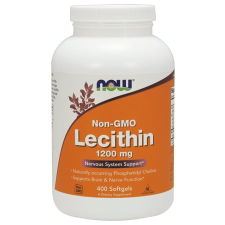 NOW Supplemnets, Lecithin 1200 mg with naturally occurring Phosphatidyl Choline, 400