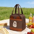 thumbnail image 6 of Yhmxh Insulated Lunch Bag, Cute Animal Lunch Bag Reusable Lunch Tote with Zipper, Leak Resistant Oxford Fabric Food Storage Bag for Picnic Work Travel, 6 of 6