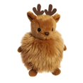 thumbnail image 2 of Aurora - Small Brown Holiday - 5.5" Floofy Reindeer - Festive Stuffed Animal, 2 of 3