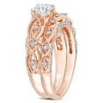 thumbnail image 3 of Everly Women's Diamond 10k Rose Gold Bridal Set, 3 of 6