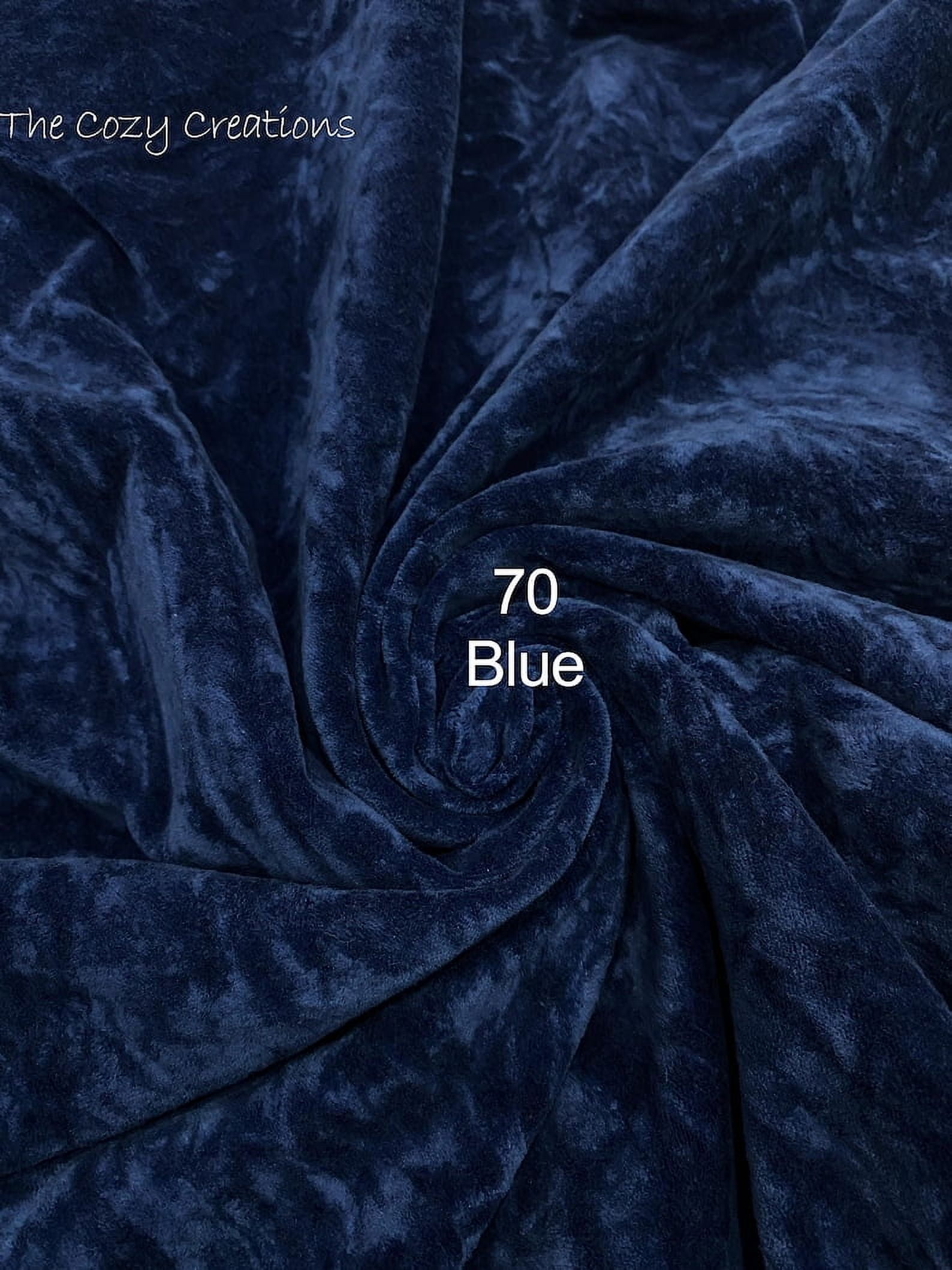 The Cozy Creations Set of 12 Velvet Placemats, Table Place Mats for Dining Table Decor Luxurious Velvet Wedding Christmas Party Decor Placemats, Blue Velvet Placemat, 13x18 Inch