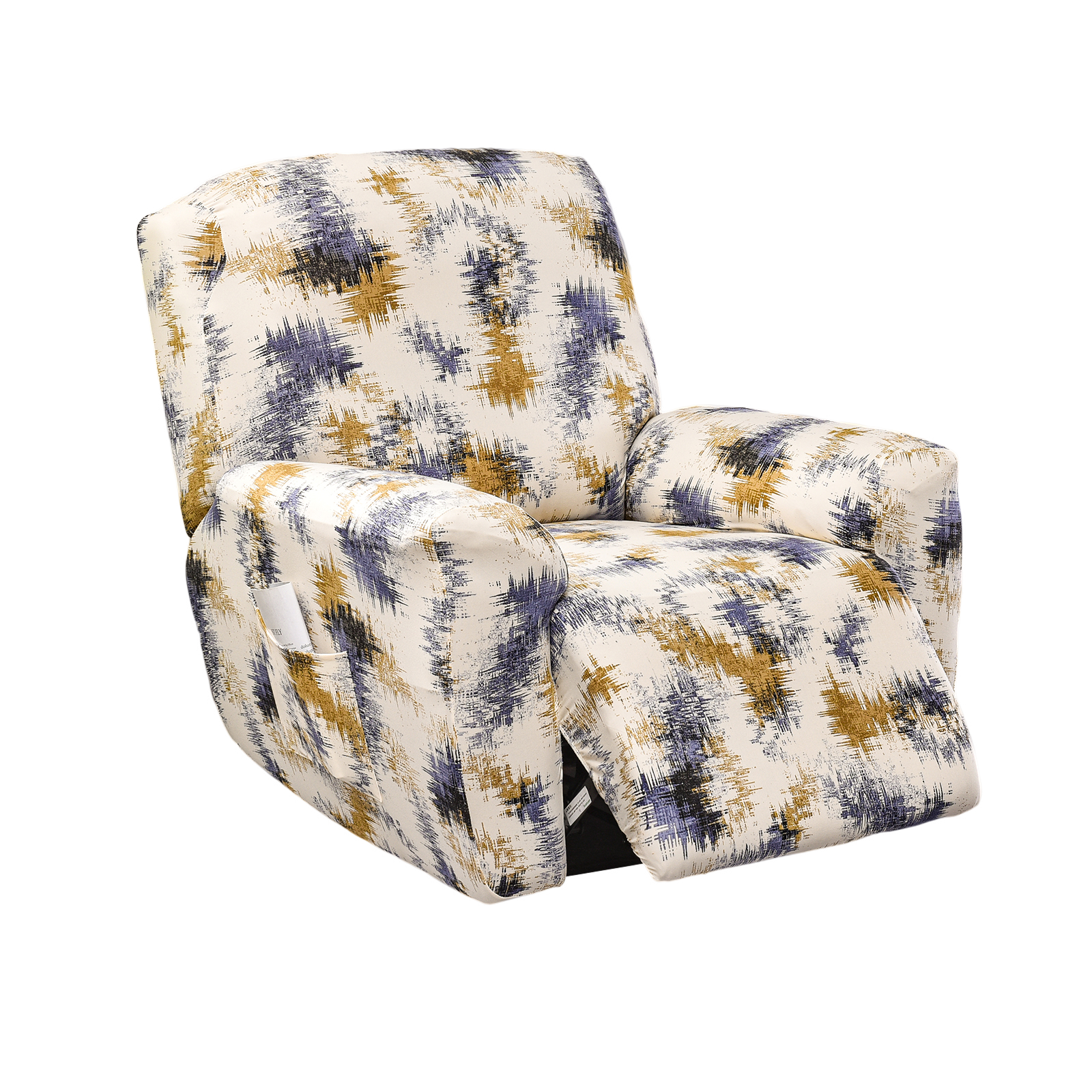 EcoAncheng Recliner Slipcover 4 Piece Recliner Chair Cover with