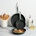 thumbnail image 3 of Nordic Ware Basalt 3 Piece Frying Pan Set, 3 of 9