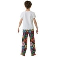 thumbnail image 5 of FORMRS Kids Pajama Pants with Pockets Size 9-10Y Boys Lounge Sleep Bottoms, Vibrant Flowers Pattern, 5 of 8