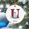 thumbnail image 3 of Coche Decoraciones de Navidad 2025 Nuevo 26 Carta de Navidad Muñeco de Nieve Colgante de Navidad - Colgante de Coche de Acrílico Santa Navidad Muñeco de Nieve Decoraciones, 3 of 5