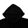 thumbnail image 4 of HLKJKLS Long Sleeve Shirts For Women Zip Up Hooded Cardigan With Large Pockets Long Sleeve Polyester Cotton Blend Black S-3Xl, 4 of 8