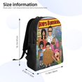 thumbnail image 5 of Bob's Burgers Backpacks Bookbag Casual Daypack Backpacks for Travel Camping Hiking, 5 of 6