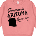 thumbnail image 3 of Inktastic Someone in Arizona Loves Me Toddler Sweatshirt, 3 of 4