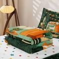 thumbnail image 5 of catabedysis Modern Colorful Camper Zipper Full Size Comforter Sets with Fitted Sheet and 2 Pillowcases,Cartoon Camping Print Zipper Bedding Set For Boys,Multicolor,Polkadot Reversible,4-Piece, 5 of 7