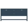 thumbnail image 2 of Wilmington 72 inch DOUBLE Vanity BLUE with No Top, 2 of 3