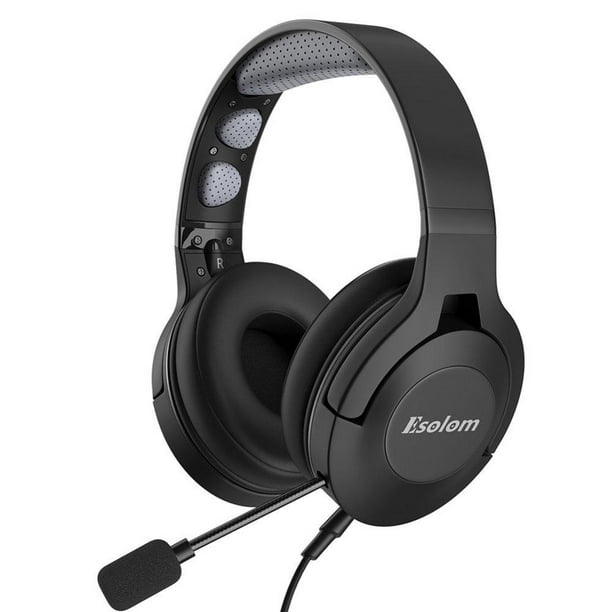 Esolom R1018 Gaming Headset with Mic Stereo Bass Surround Sound Over