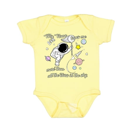 

Inktastic My Nana Loves Me Gift Baby Boy or Baby Girl Bodysuit