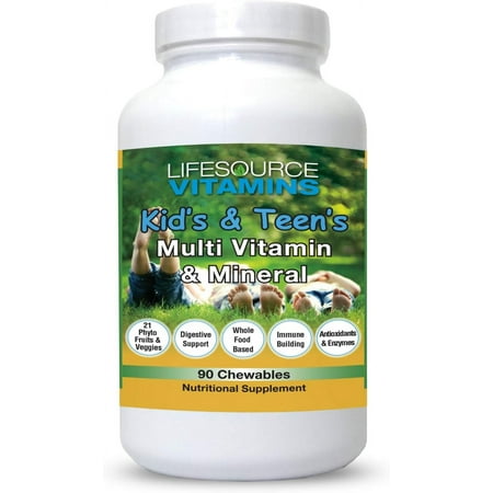 LifeSource Vitamins Kid's & Teen's Multi Vitamin & Mineral 90 Count