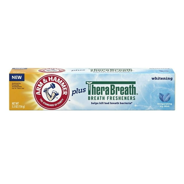 Crema Dental Therabreath + Arm & Hammer Menta fresca 121 gr
