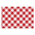 thumbnail image 4 of Napperons pour Table à Manger Été à Carreaux Pique-Nique BBQ Napperon de Table Napperons de Table pour Thés Décorations de Mise de Table de Souper - Ensemble à Carreaux Rouge de 4, 4 of 7