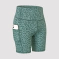 thumbnail image 1 of Pantalones cortos deportivos para mujer Pantalones cortos de yoga Estampado de camuflaje Bolsillo de Abanopi Pantalones cortos de yoga, 1 of 7