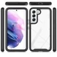 thumbnail image 4 of Allytechgroup Galaxy S24 FE Case with Screen Protector, Clear Rugged Hybrid Anti-Yellow Shockproof Full Body Protective Slim Fit Phone Case for Samsung Galaxy S24 FE - Blue, 4 of 4