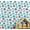 Blue (Texture Vinyl), variant on S4Sassy Peel and Stick Wall Covering, Playful Flower Print Removable - Green Kids Room Walls Mural, Instant Wall Makeover Sticker for Kids Room, Self-Adhesive Removable Wallpaper Vinyl - 25"x60"