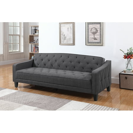 Coaster Fabric Sofa Bed With Dark Grey Finish 360016 Coaster Fabric Sofa Bed With Dark Grey Finish 360016