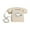 Beige, variante sur Téléphone Vintage à Cadran Rotatif à l'Ancienne avec Recomposition Téléphone Rétro Noir