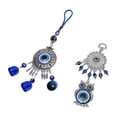 thumbnail image 1 of Adorno Colgante De Coche ANGGREK Ojo Azul 2 Piezas De Suerte, 1 of 8