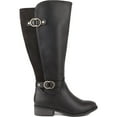 thumbnail image 2 of Karen Scott Womens Leandraa Faux Leather Wide Calf Knee-High Boots, 2 of 4