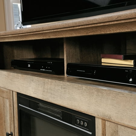 Sauder - Cannery Bridge Media Fireplace - Lintel Oak