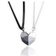 thumbnail image 1 of Collares con colgante de dos almas y un corazón para pareja, collar de parejas con imán creativo de piedra de los deseos Sincero  Hogar, 1 of 4