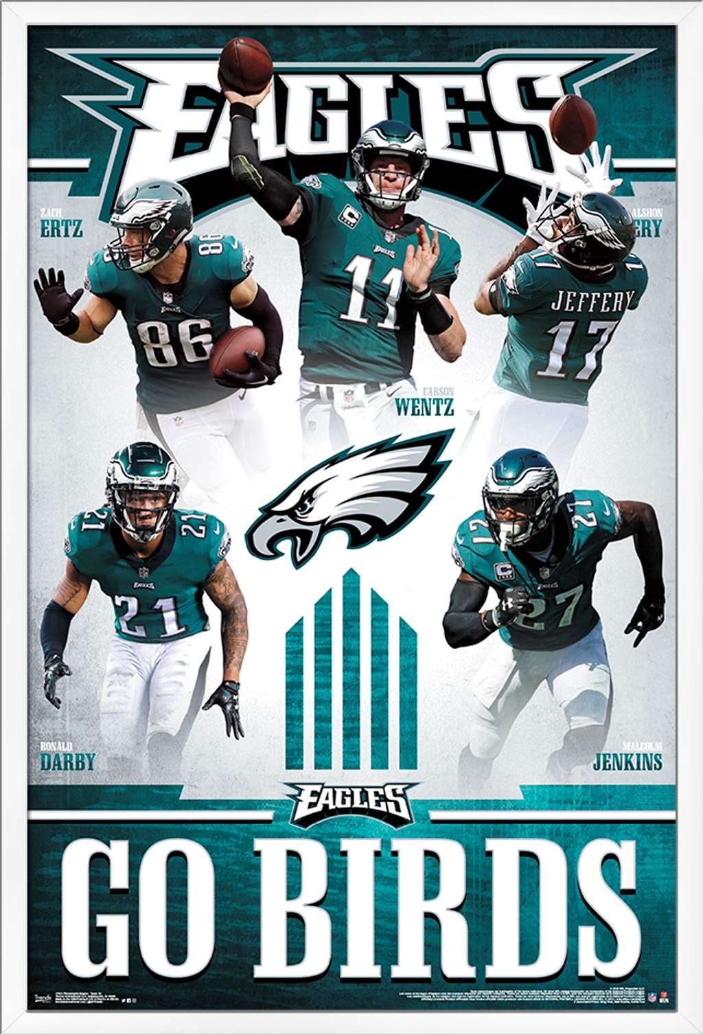 NFL Philadelphia Eagles Team Poster