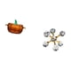 thumbnail image 5 of Figura De Calabaza De Cristal Con Forma De Calabaza Para Dulces, Esfera De Burbujas, Tapa De Tarro De Galletas, Estatua Moderna, Escultura Decorativa, Adorno De Mesa, Estante Para Sala De, 5 of 8