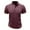 Red, variant on ZCFZJW Men's Polo Henley Shirt Moisture Wicking Quick Dry Summer Casual Striped Patchwork Short Sleeve Golf Polo T Shirts Tops Green L