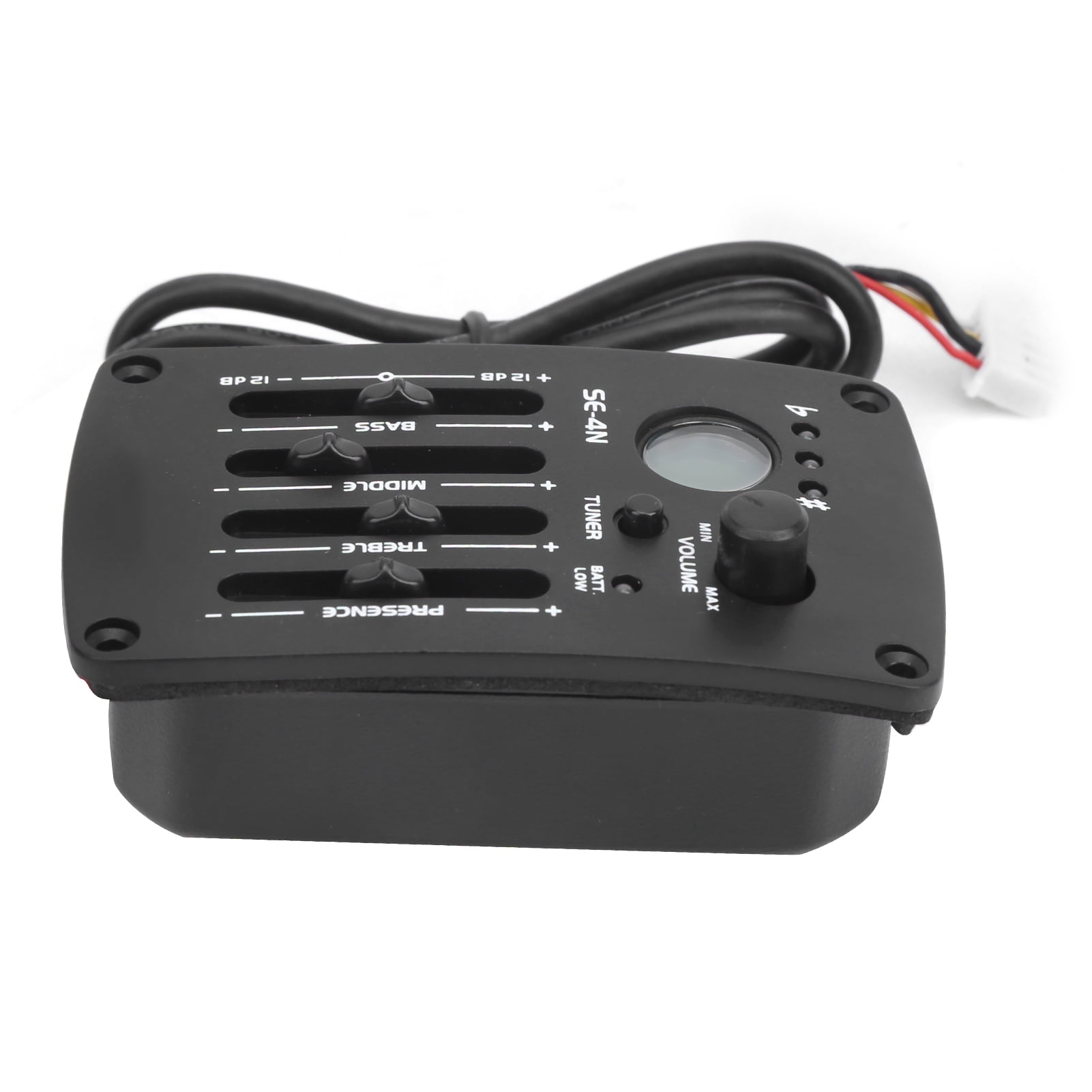 SE-4N 4 Band EQ Equalizer Pickup For Acoustic Classical Folk Guitar Parts Black