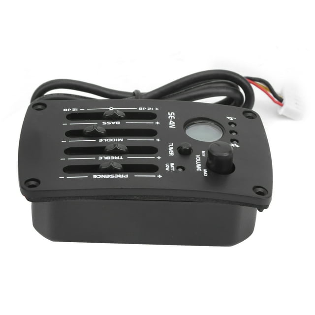 EQ Equalizer Pickup, By 9V Battery SE-4N With 6.35mm And XLR Output With LED Display Equalizer Pickup For Musical Instrument Accessories