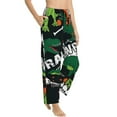 thumbnail image 2 of Fotbe Dinosaur Skeleton Women's Pajama Pants,Sleepwear Pants,Pj Bottoms Drawstring And Pockets-Small, 2 of 9