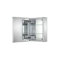 thumbnail image 5 of Croydex Hayward Single Door Aluminium Medicine Cabinet with Mirror, Silver (16X20in), 5 of 14