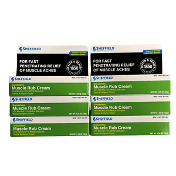 Dr. Sheffield's MUSCLE RUB Topical Pain Relieving Cream 35gm ( 6 pack