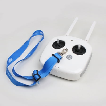 Phantom Straps - Remote Control Neck Hanging Rope Hang Buckle Lanyard Strap Holder Belt for DJI Phantom 3se/4 pro+ Inspire MavicPro - Blue