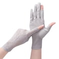 thumbnail image 2 of UV Protection Summer Sunscreen Gloves Breathable Ice Silk Sun Protection Gloves Lace Thin Cycling Driving Gloves Running, 2 of 6