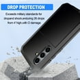 thumbnail image 7 of Allytechgroup Shockproof Phone Case for Samsung Galaxy S25+ Plus, Military-Grade Protection, MagSafe & Car Mount Compatible, Rugged TPU/PC Bumper, Water-Resistant Case for Samsung Galaxy S25+,Black, 7 of 7