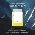 thumbnail image 6 of Dragon Shield, Standard size TCG card sleeves, 100ct. Matte Dual Sleeves - Snow, 6 of 7