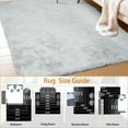 thumbnail image 6 of Goolela Fuzzy Furry Fur Area Rug 2x6 Runner Area Rug for Hallway Faux Fur Rabbit Rug for Living Room Fluffy Washable Rug for Bedroom Nursery Room Grey, 6 of 9