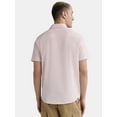 thumbnail image 3 of George Men's & Big Men's Cotton Knit Button Up Shirt with Short Sleeves, Sizes S-3XL, 3 of 5